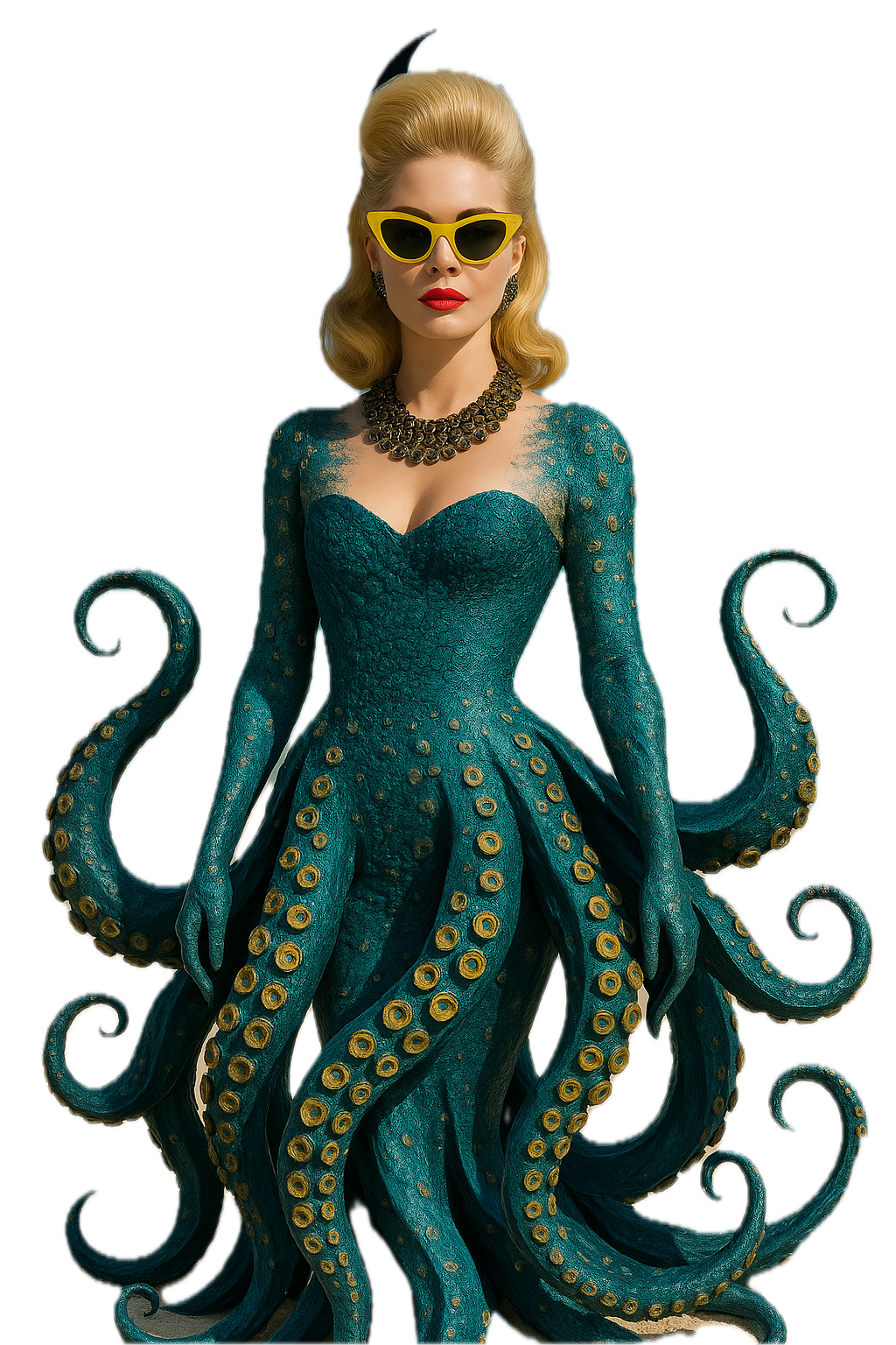 April — Keeper of Unflattering Historical Evidence, in full Republic dress